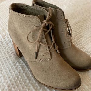 Suede booties
